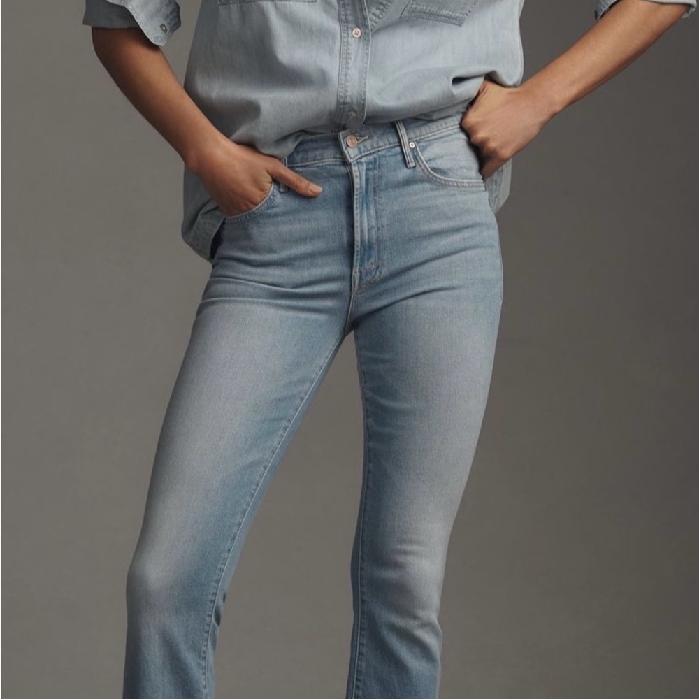 Mother Insider Frayed Ankle Jeans - Picture 2 of 6
